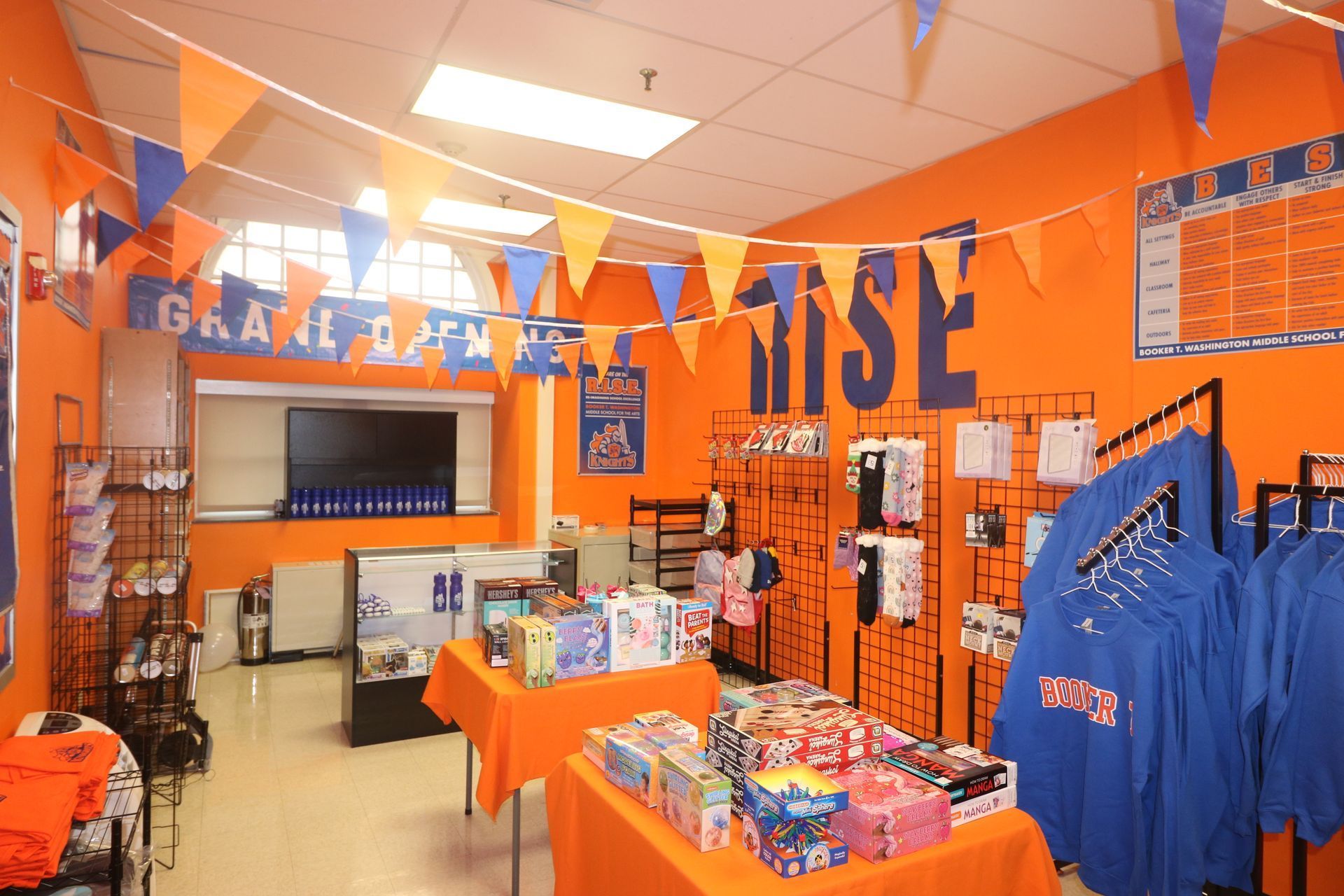 Booker T. Washington Middle School Classroom