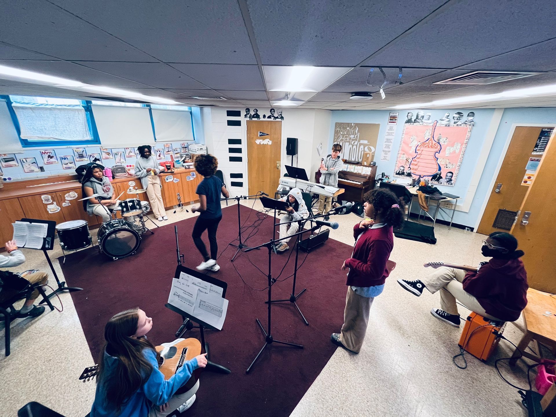 HOS Mount Royal music class