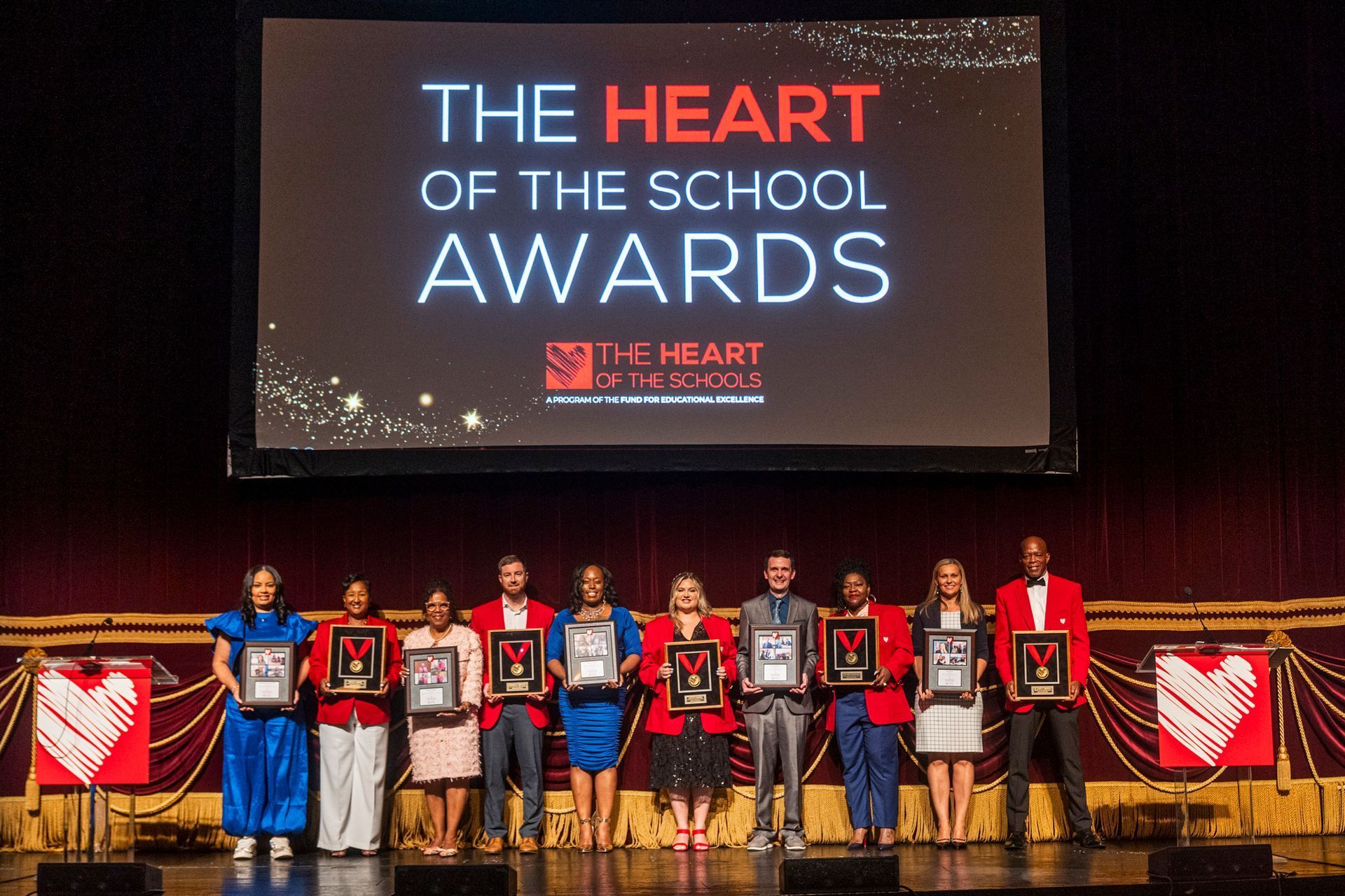 Heart of the Schools award winners