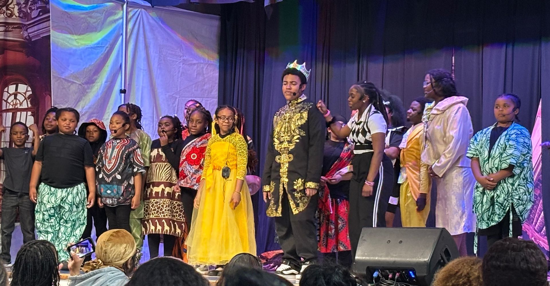 Heart of the Schools students on stage