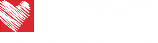 Heart of the schools logo in white