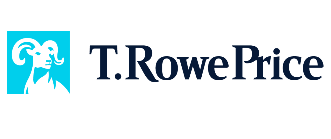 T. Rowe Price logo: ram head in a teal square next to dark blue text that reads 