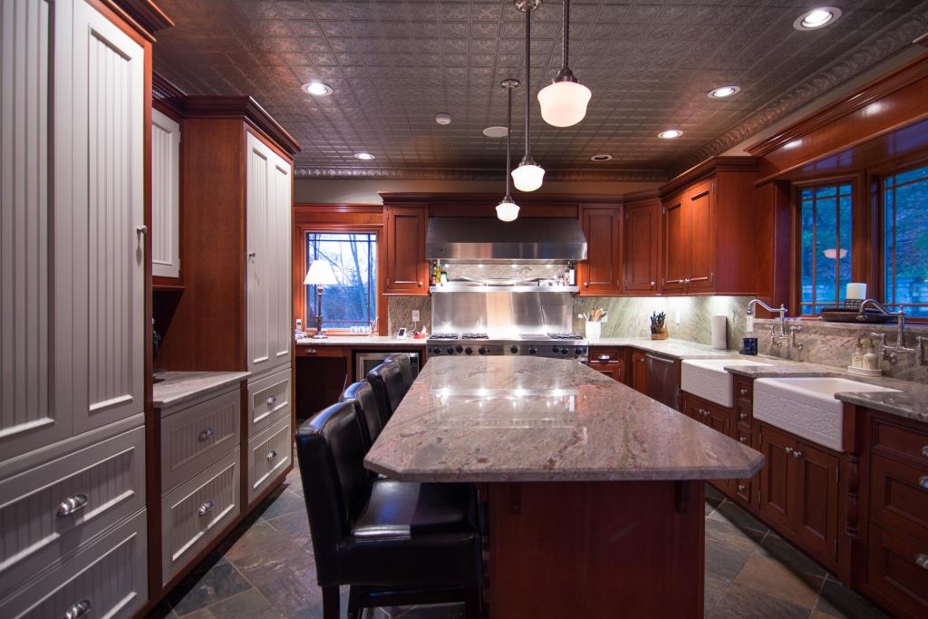 new kitchen island addition by philip vogt construction