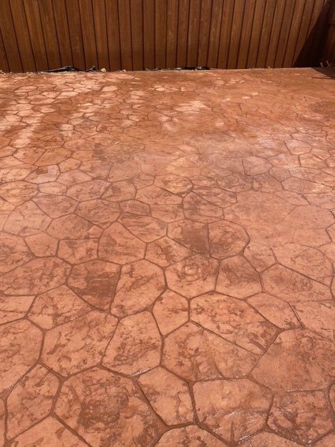 after concrete overlay