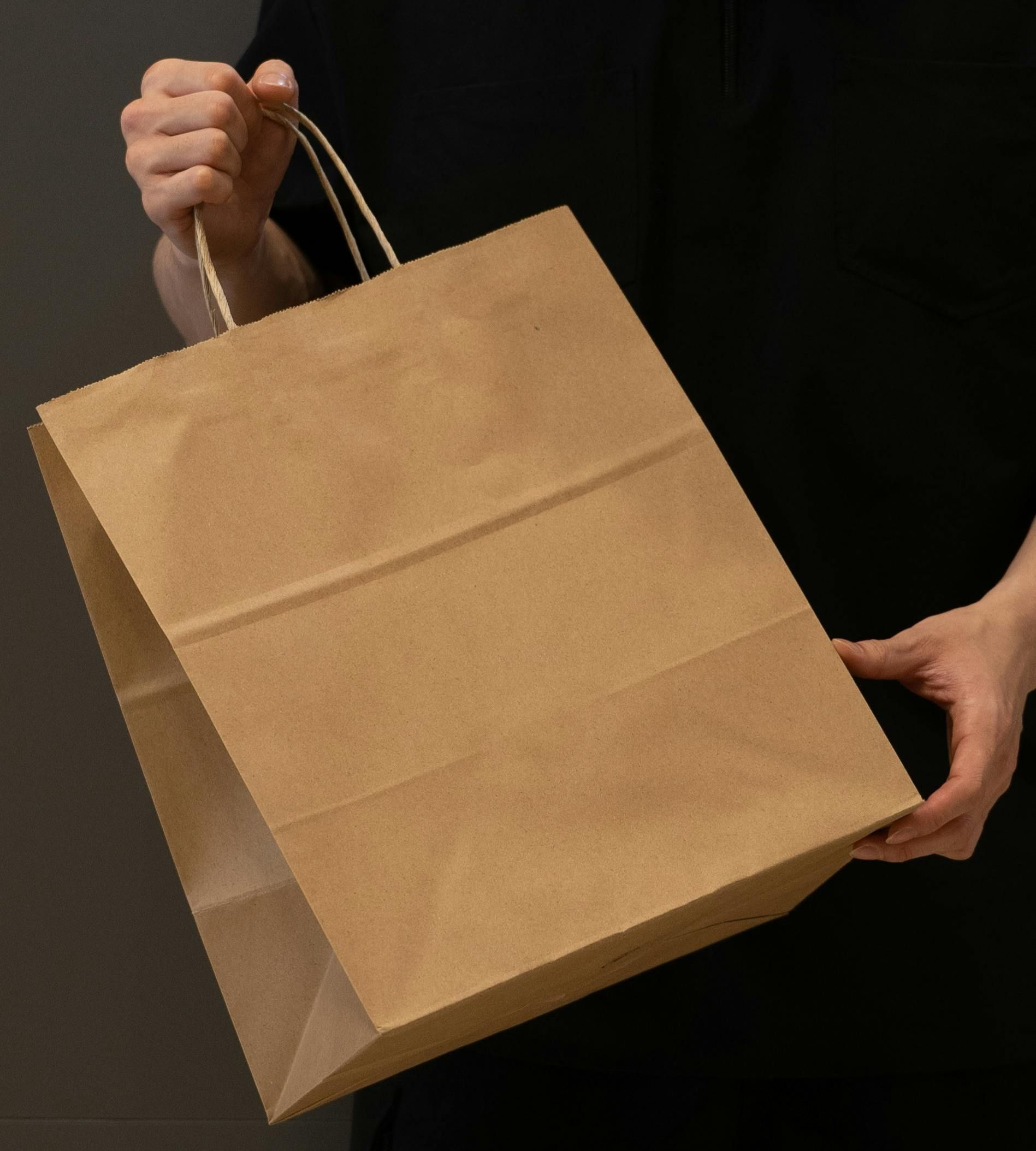 Fotografia bolsa papel kraft