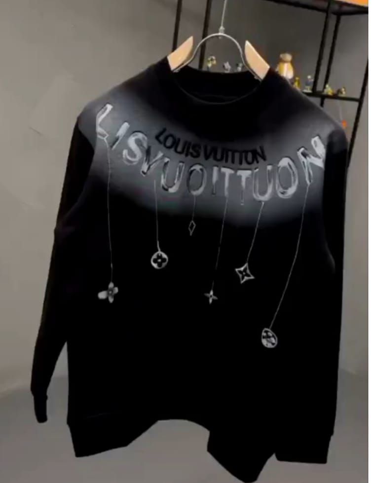 Mens Long Sleeve Black Designer Shirt