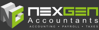 A logo for nexgen accountants accounting payroll taxes