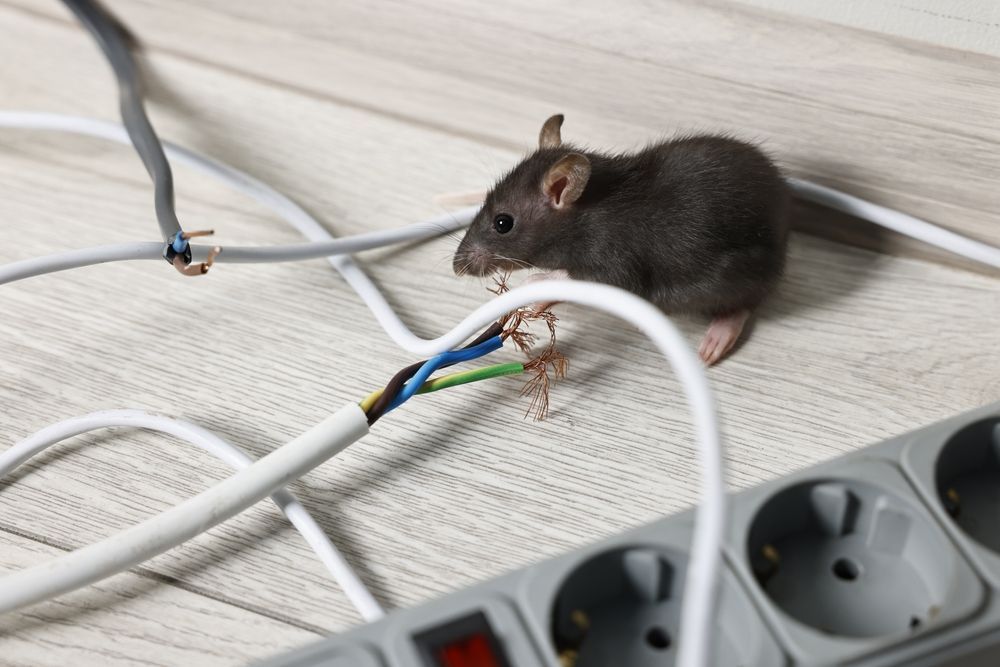 A Mouse is Sitting on Top of a Power Strip — TCB Pest Control Canberra in Inner North Canberra, ACT