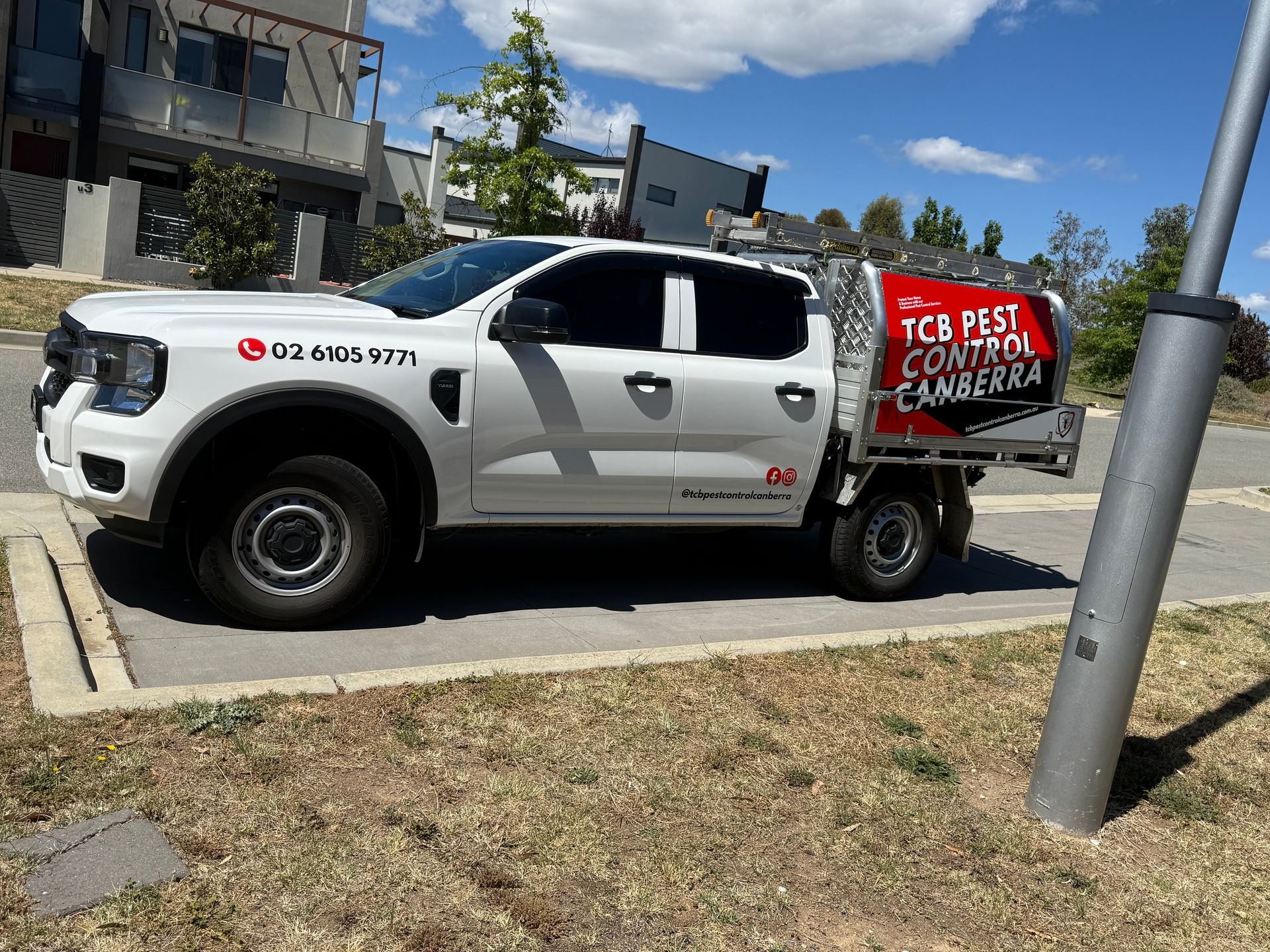 a TCB Pest Control Canberra Work Vehicle — TCB Pest Control Canberra in Canberra, ACT