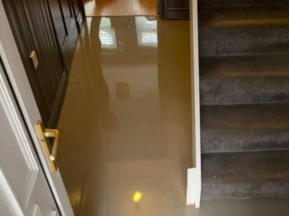 Derbyshire Flooring Specialists floor screeding a hallway  in Derby