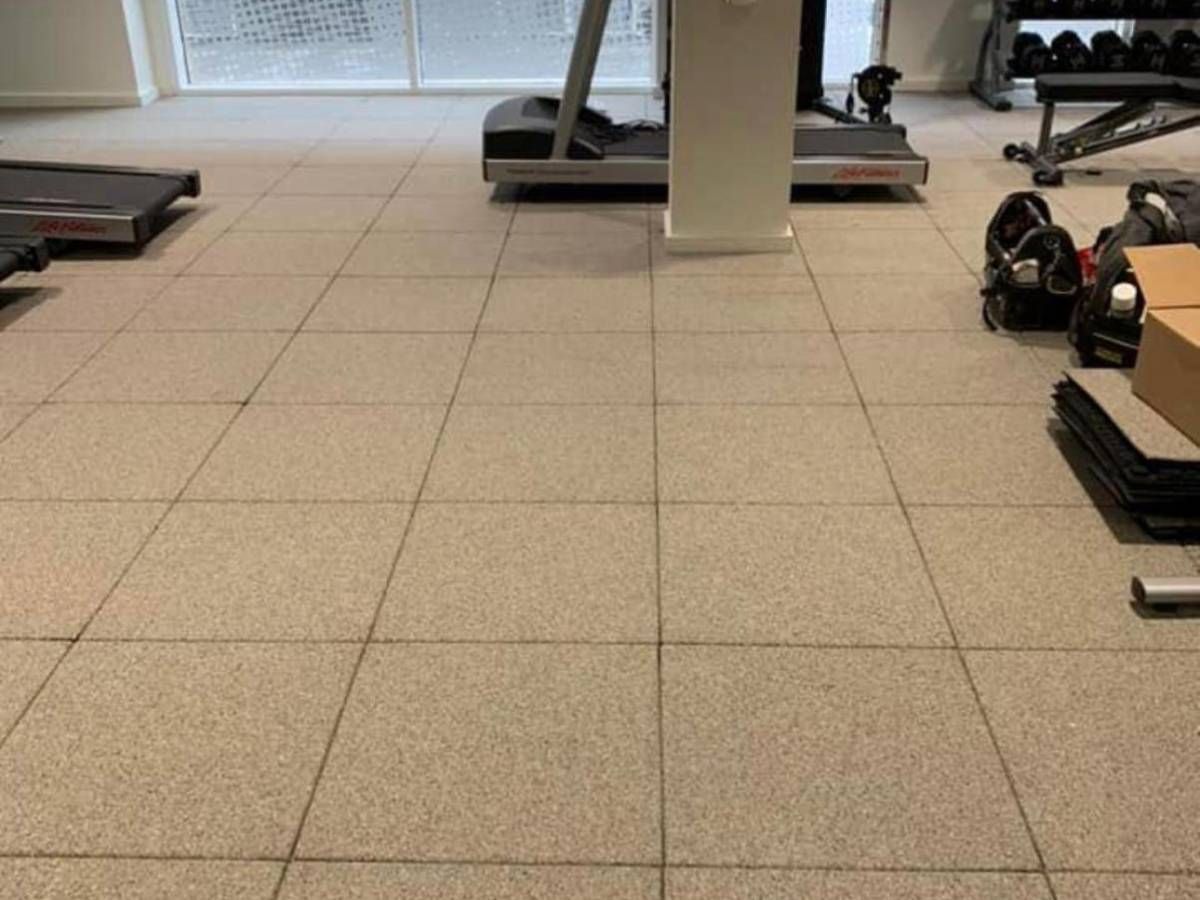 Derbyshire Flooring Specialists rubber flooring at a gym in Derby