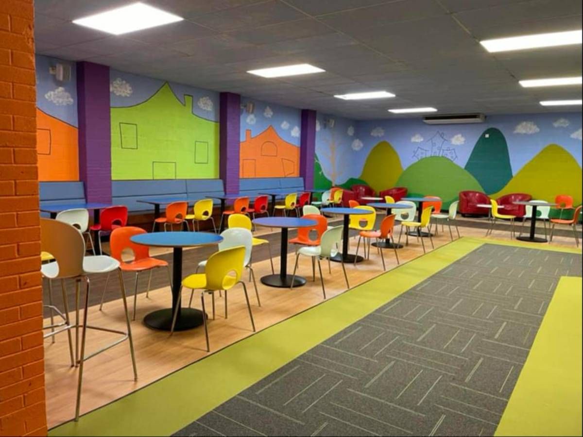 Derbyshire Flooring Specialist flooring contractor vinyl installation at a nursery in Derby