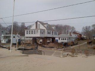 Long view of elevated house — Deep River, CT — Zdon Builders, Inc.