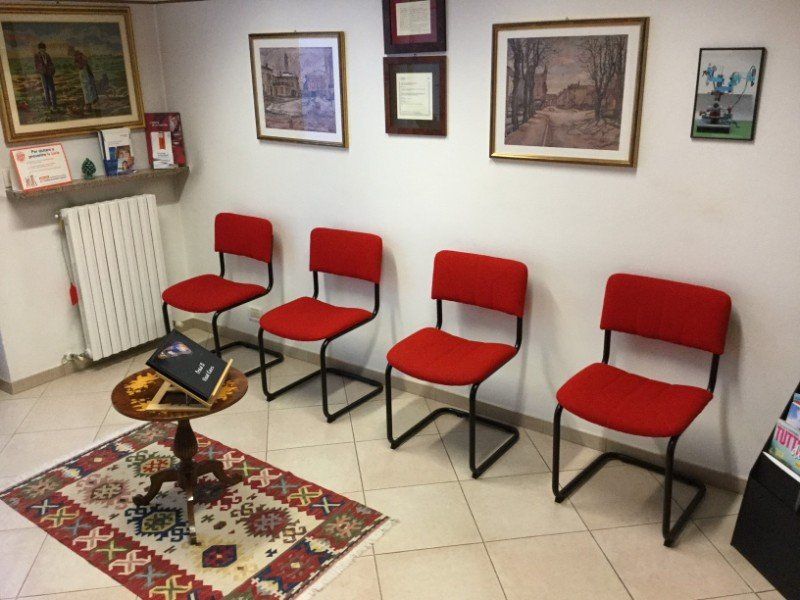 Sala d'aspetto dello studio dentistico