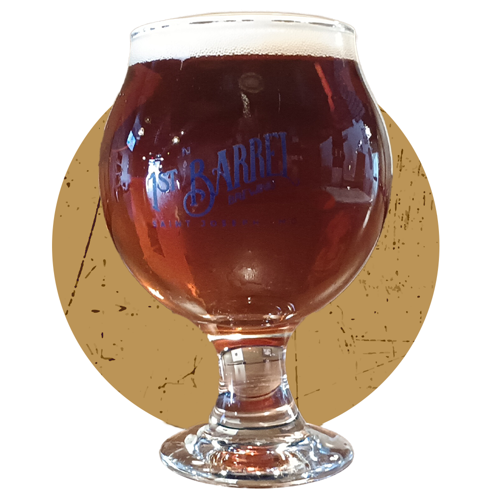A glass of beer from saint joseph brewing company