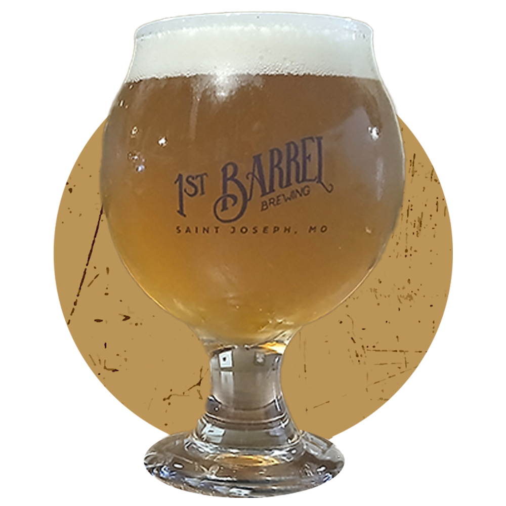 A glass of beer with the word craft on it
