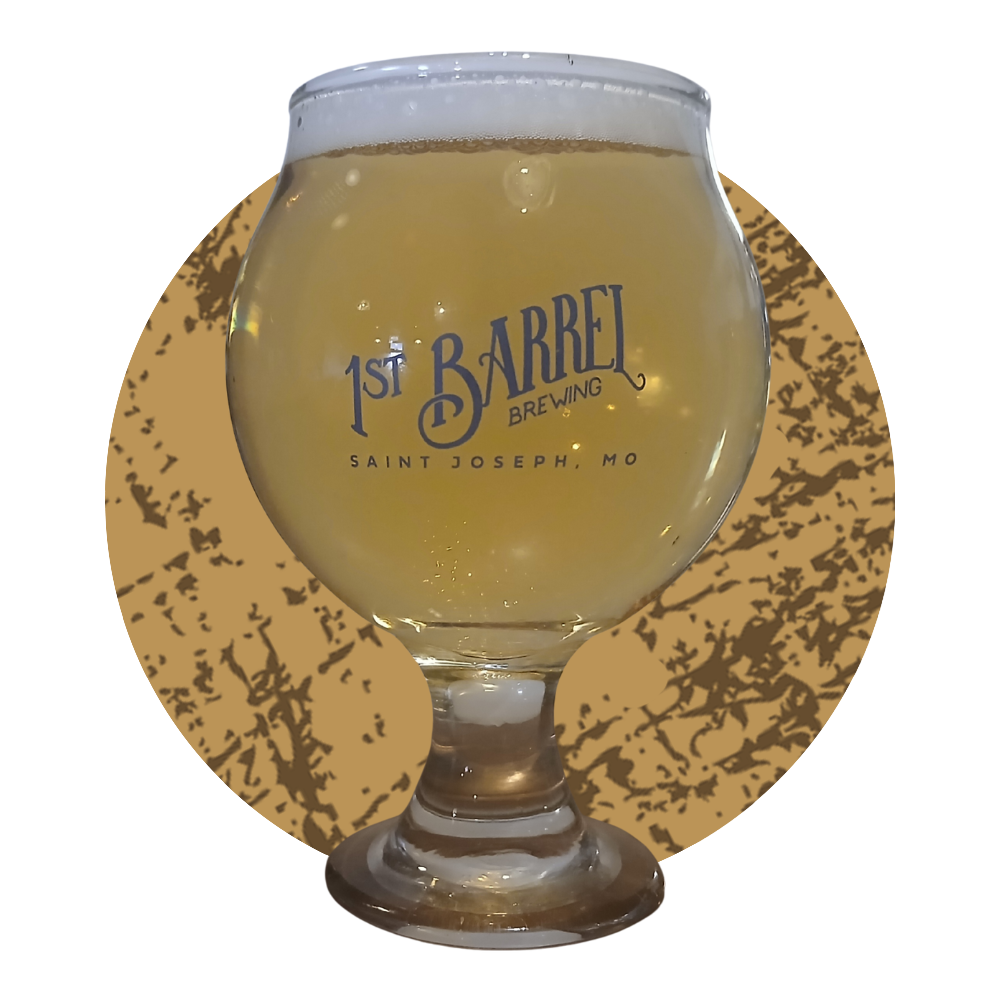 A glass of beer with the word craft on it