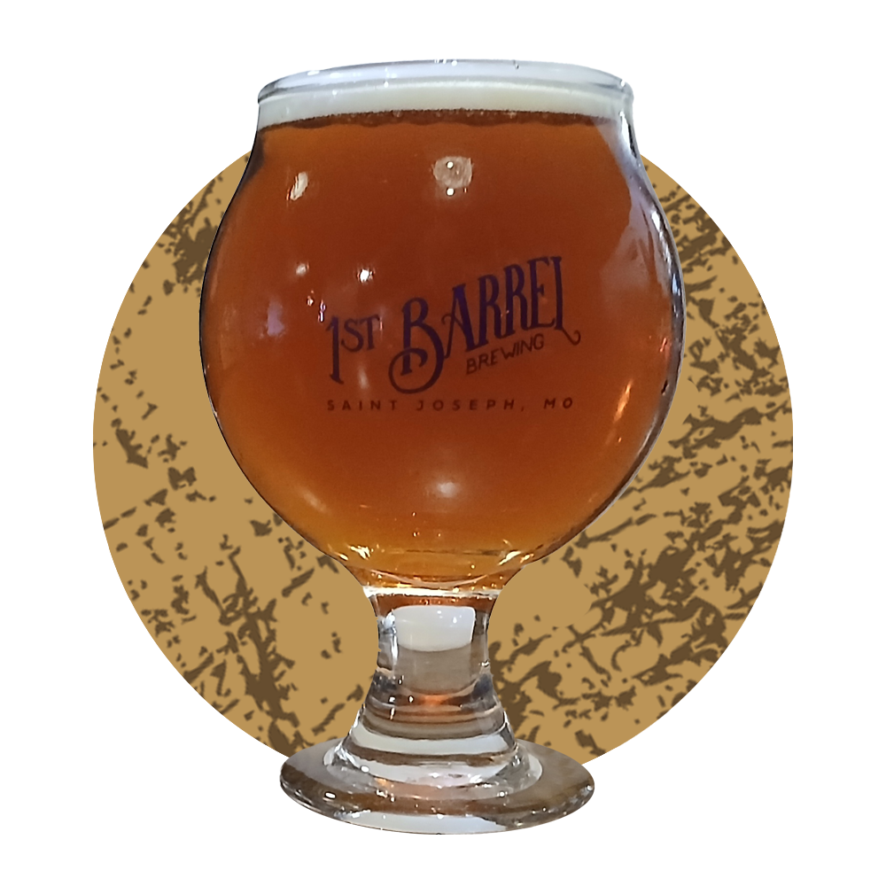 A glass of beer from saint joseph brewing company