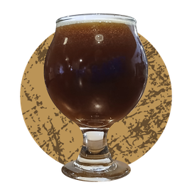 A glass of beer with the word craft on it