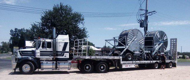 Trailer Truck Loaded — Panel Beaters Near Me in Bonville, NSW
