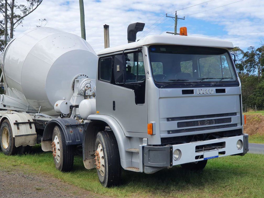 Mixer Truck — Automotive Paint in Bonville, NSW