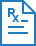 Prescription document icon with 