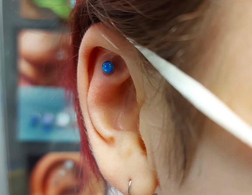 upper ear piercing