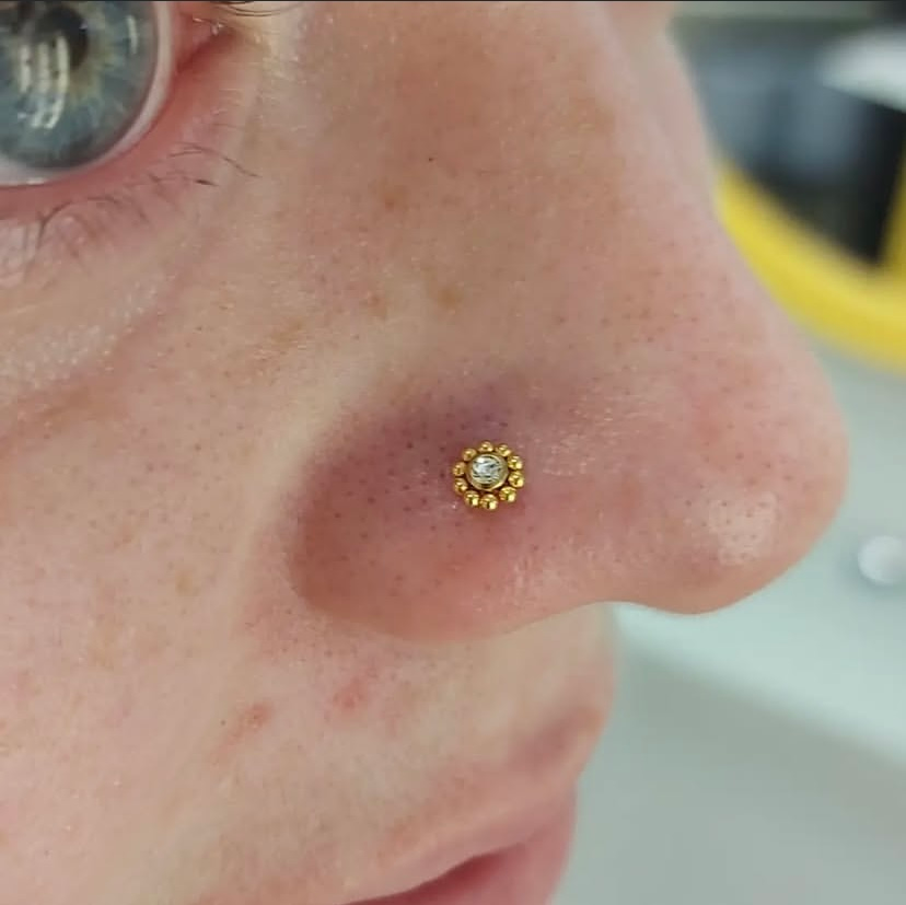 nose piercing