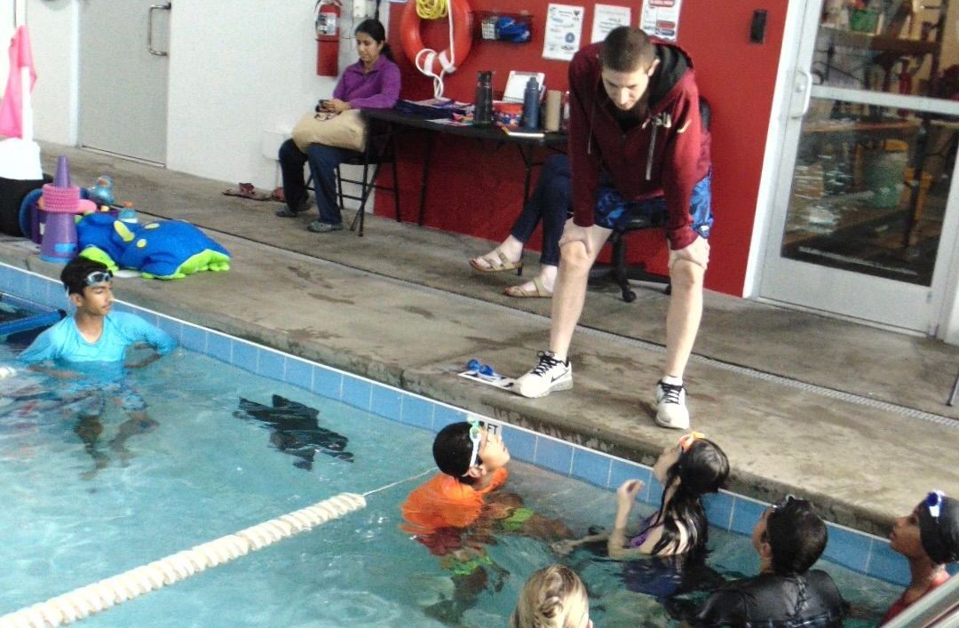 Competitive stroke swim lessons