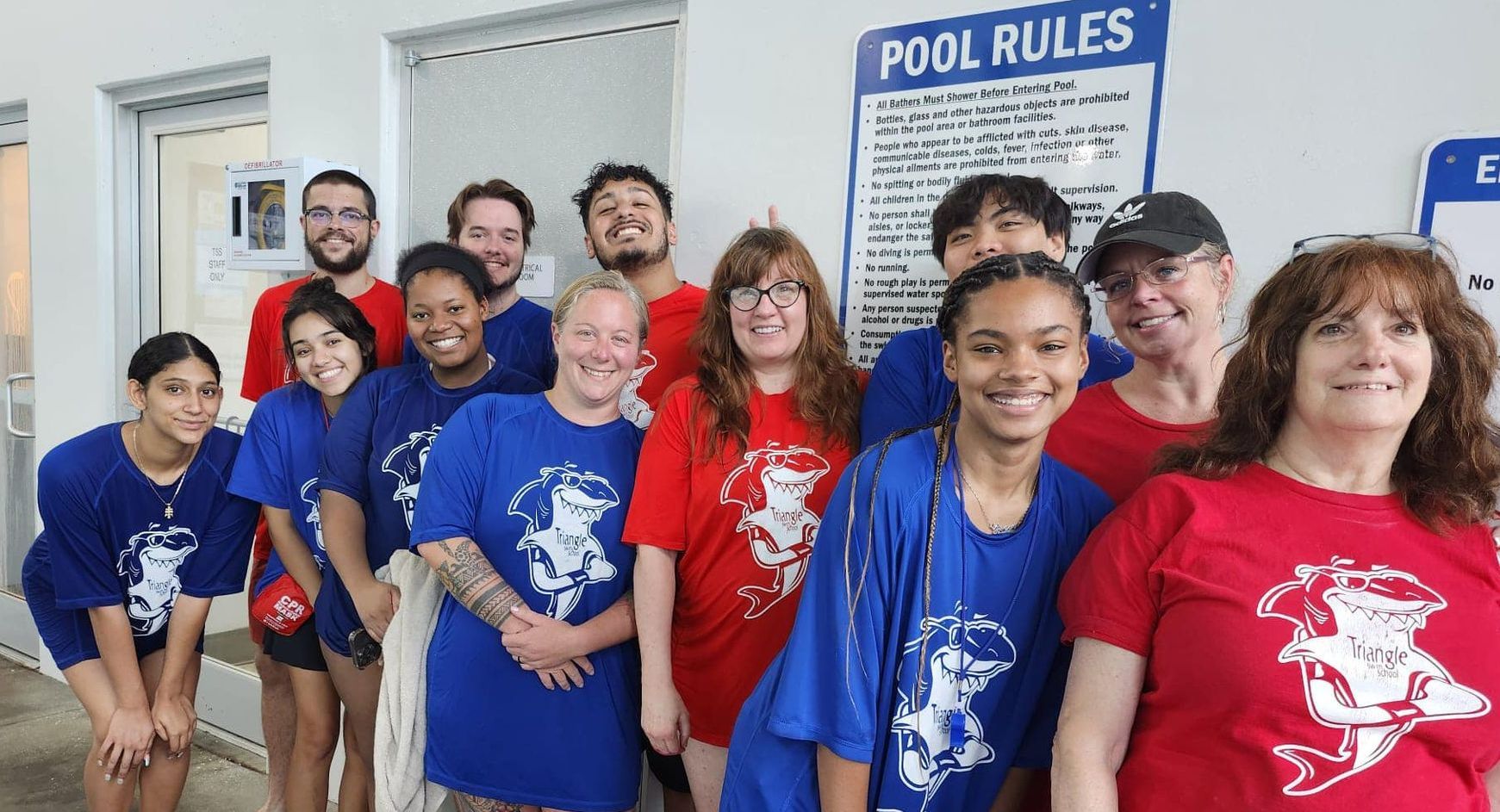 Triangle Swim School staff