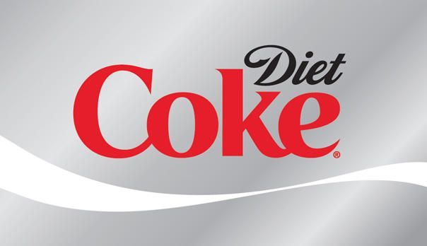 diet coke text logo