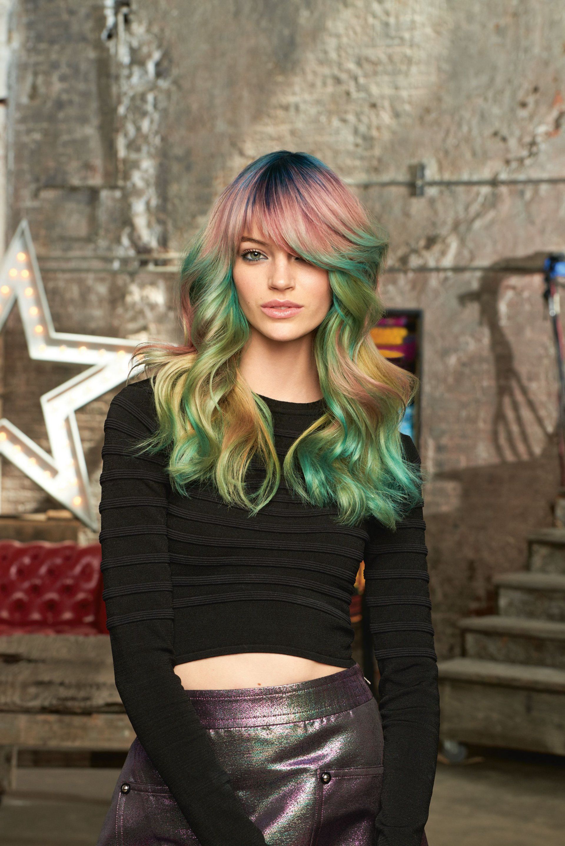 color melting applicato su capelli