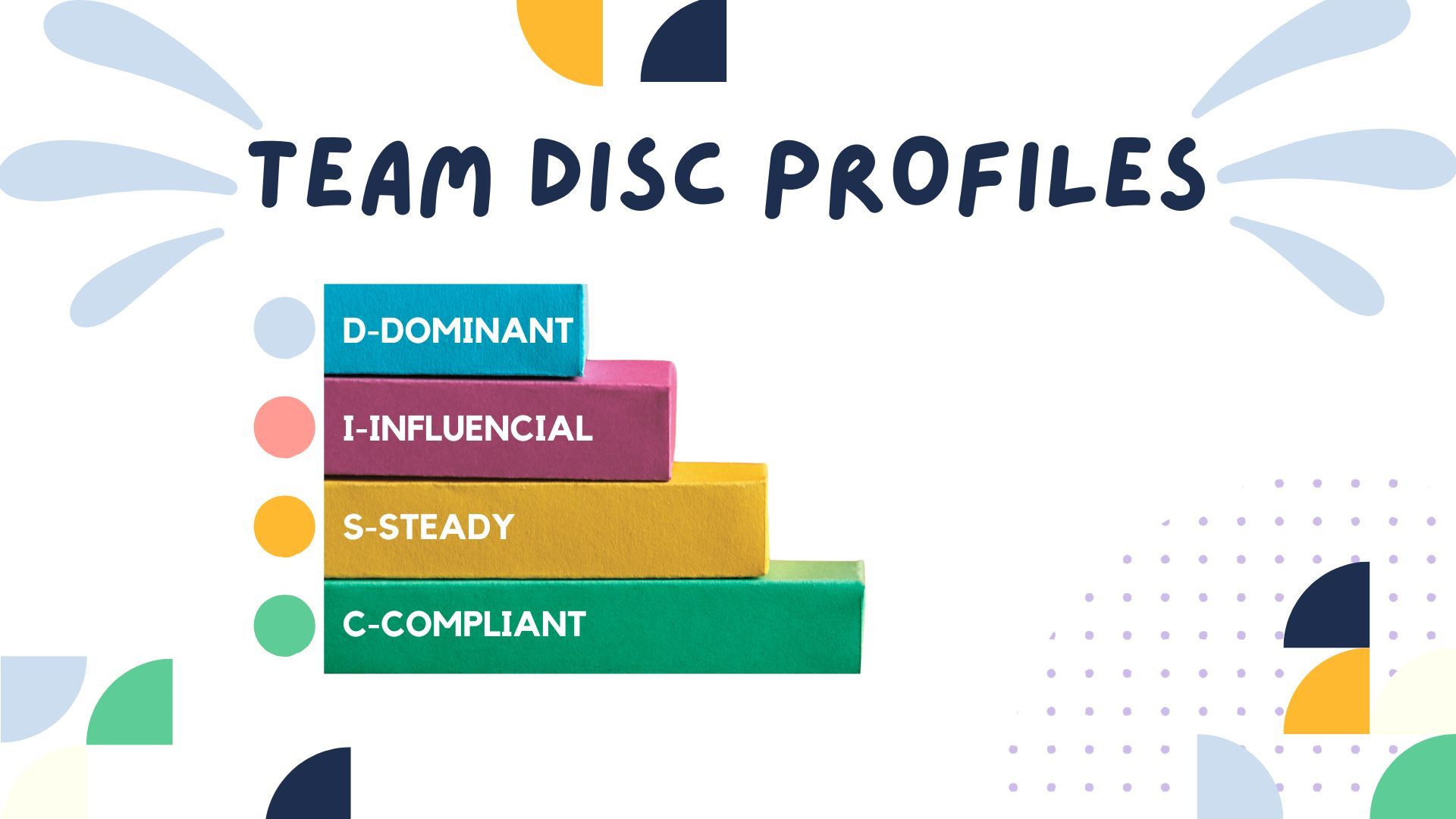 TEAM DISC Profiles - A poster showing the different types of team disc profiles.