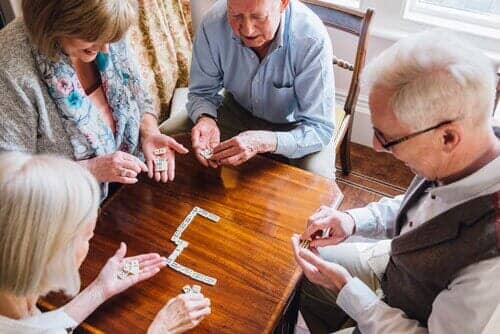 Elderly Playing - Residential Care Home in San Ramon, CA
