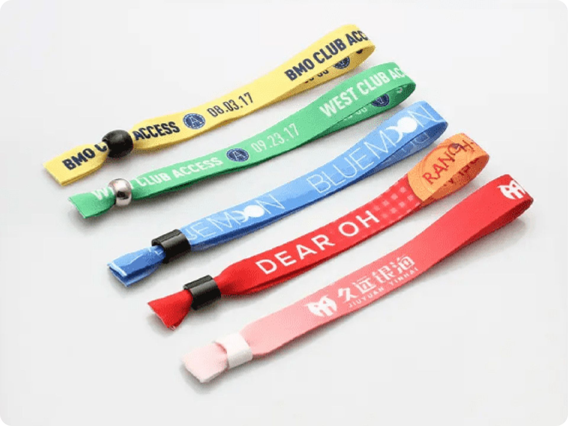 Fabric Wristbands with printed design - Made in Europe - DQ Shop