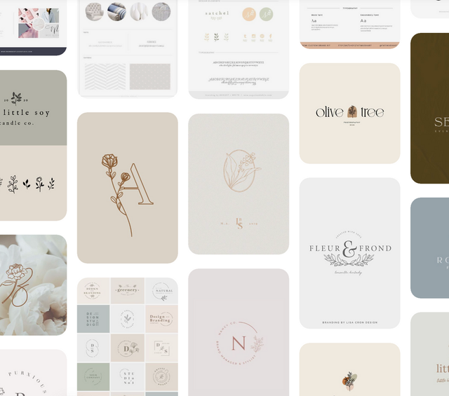 Branding design examples by Crandall Design Co