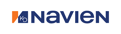 Navien logo with orange and blue design.