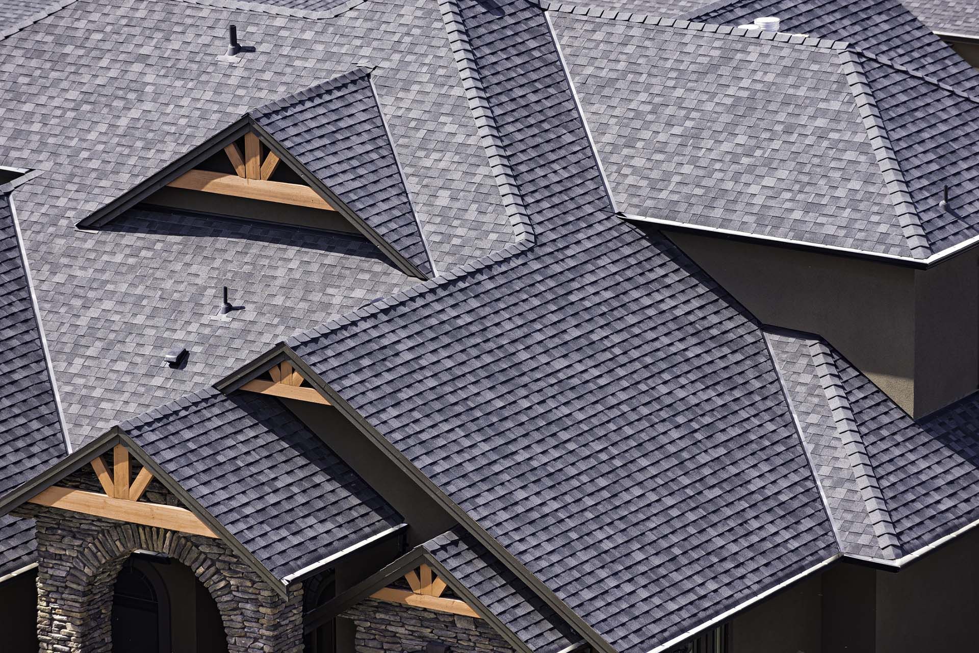 multi-tiered shingle roof