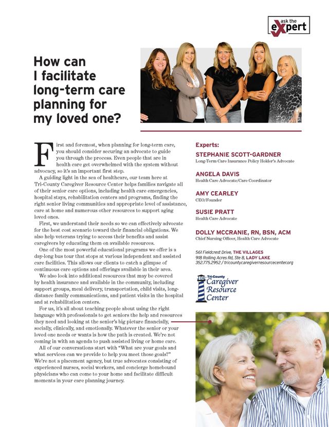 Calendar | Fruitland Park, FL | Tri-County Caregiver Resource Center