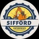 A logo for a construction company called sifford enterprises.