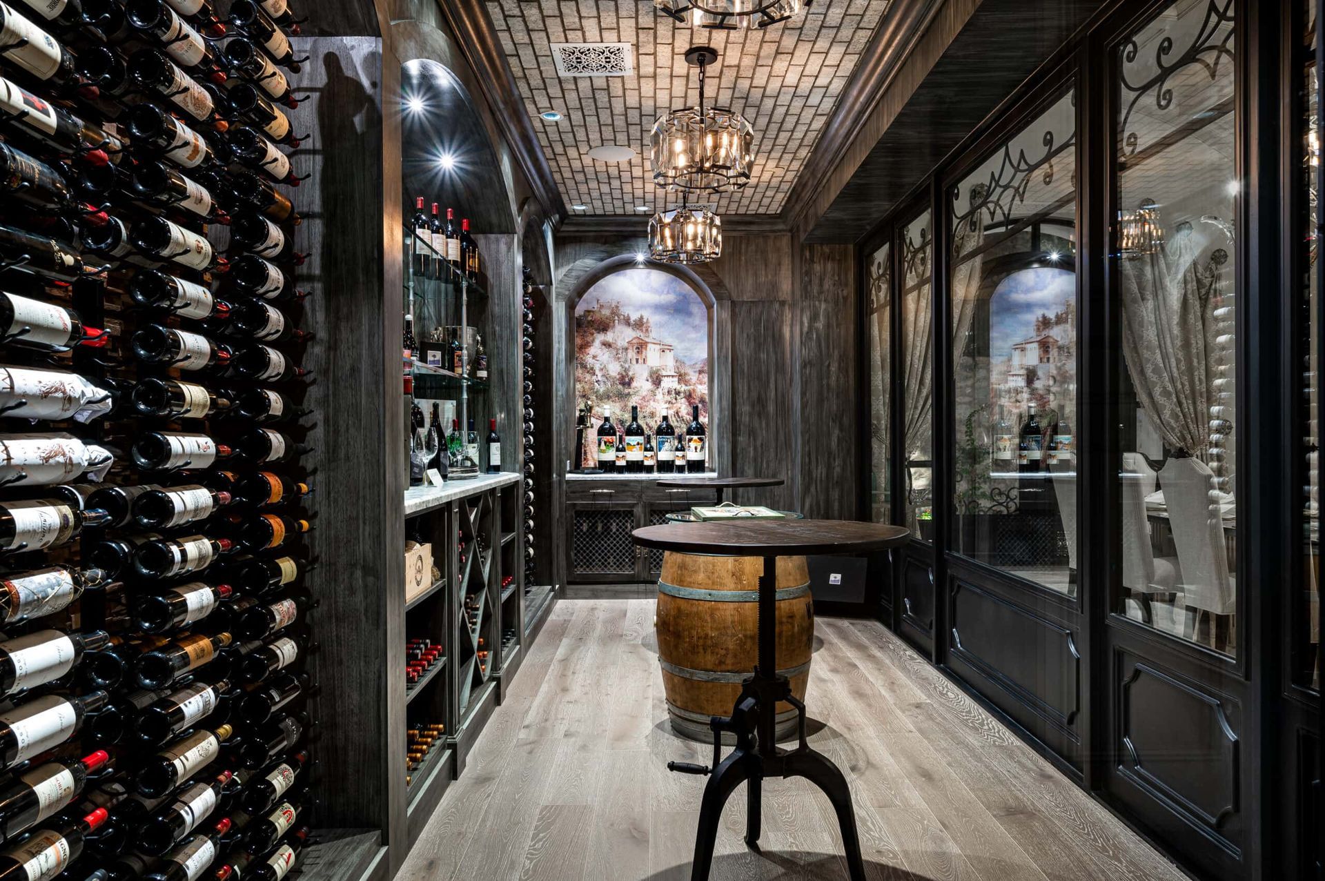Ideas for Designing Wine Walls and Rooms in Luxury Homes