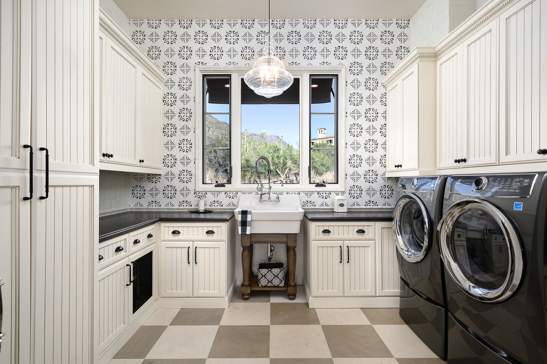 luxury laundry room