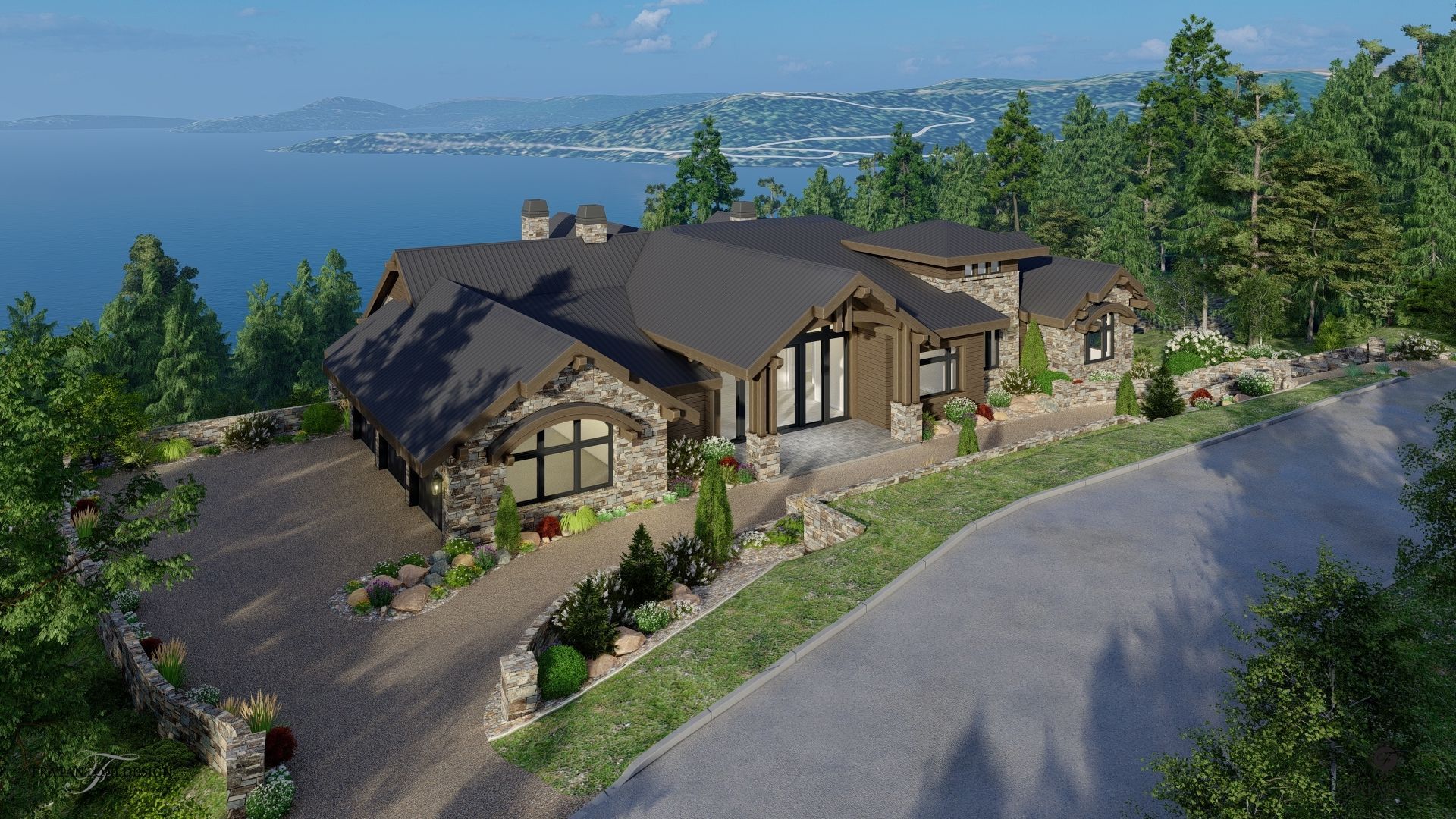 Coeur d'Alene Exterior design Portfolio