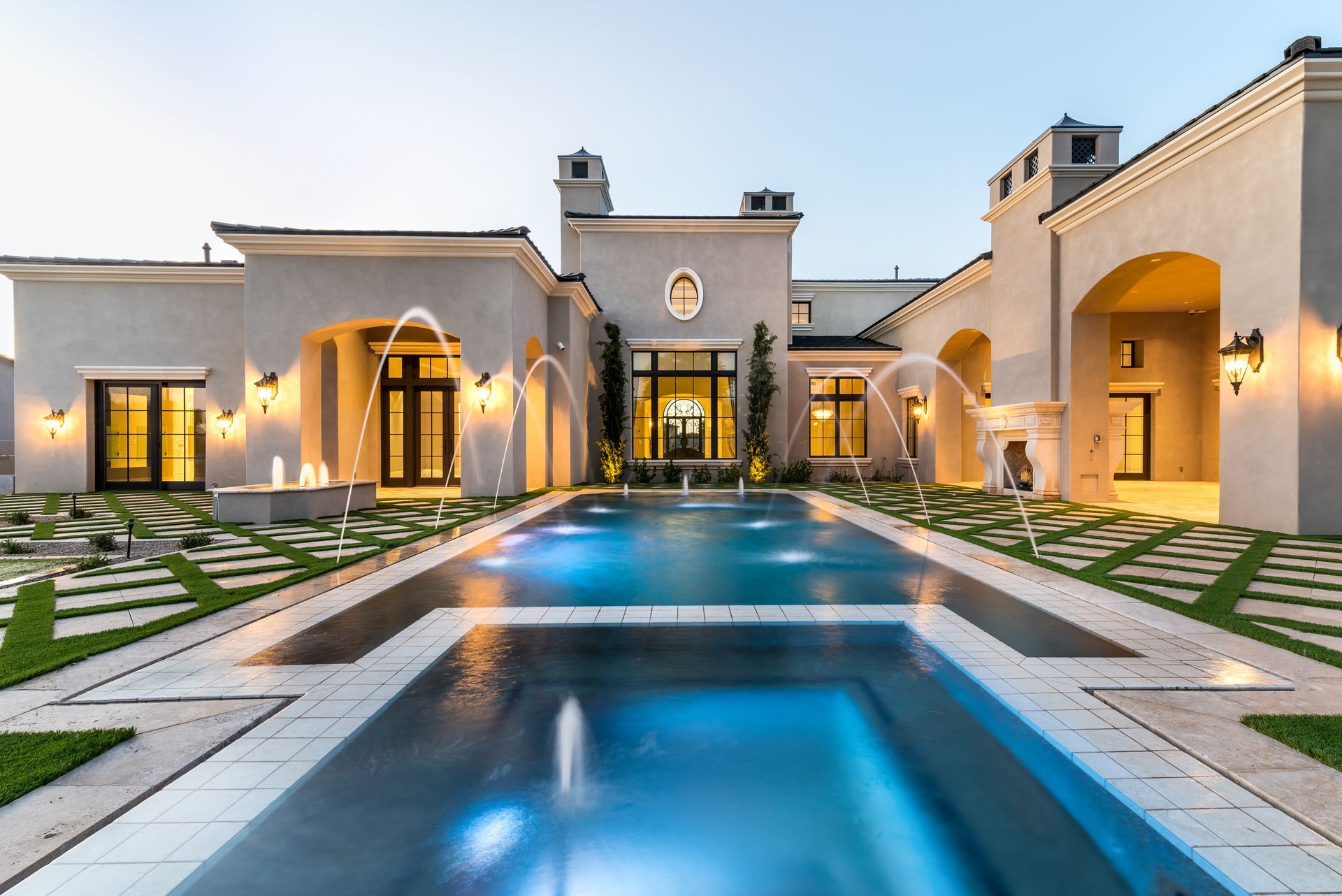 Formal Mediterranean design