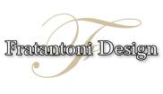 A logo for frattantoni design is shown on a white background.