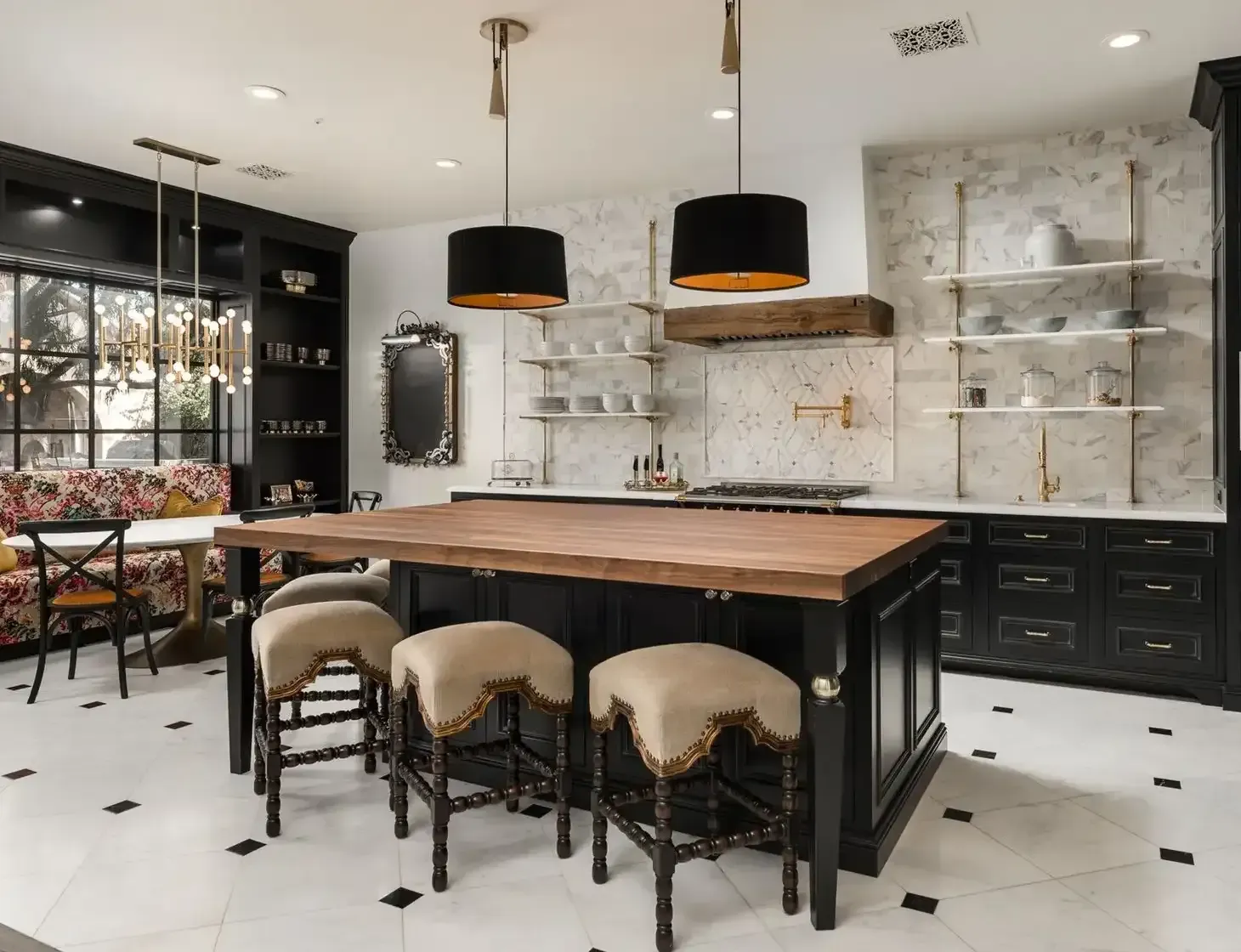 Renovated kitchen featuring modern finishes