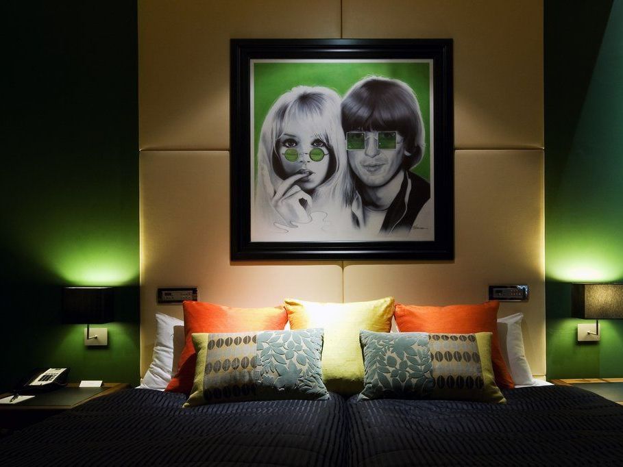 A deluxe room at The Hard Days Night Hotel in Liverpool