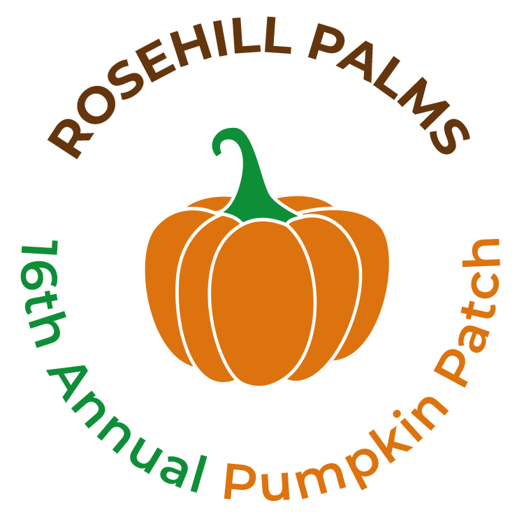 Rosehill Palms Pumpkin Patch color logo
