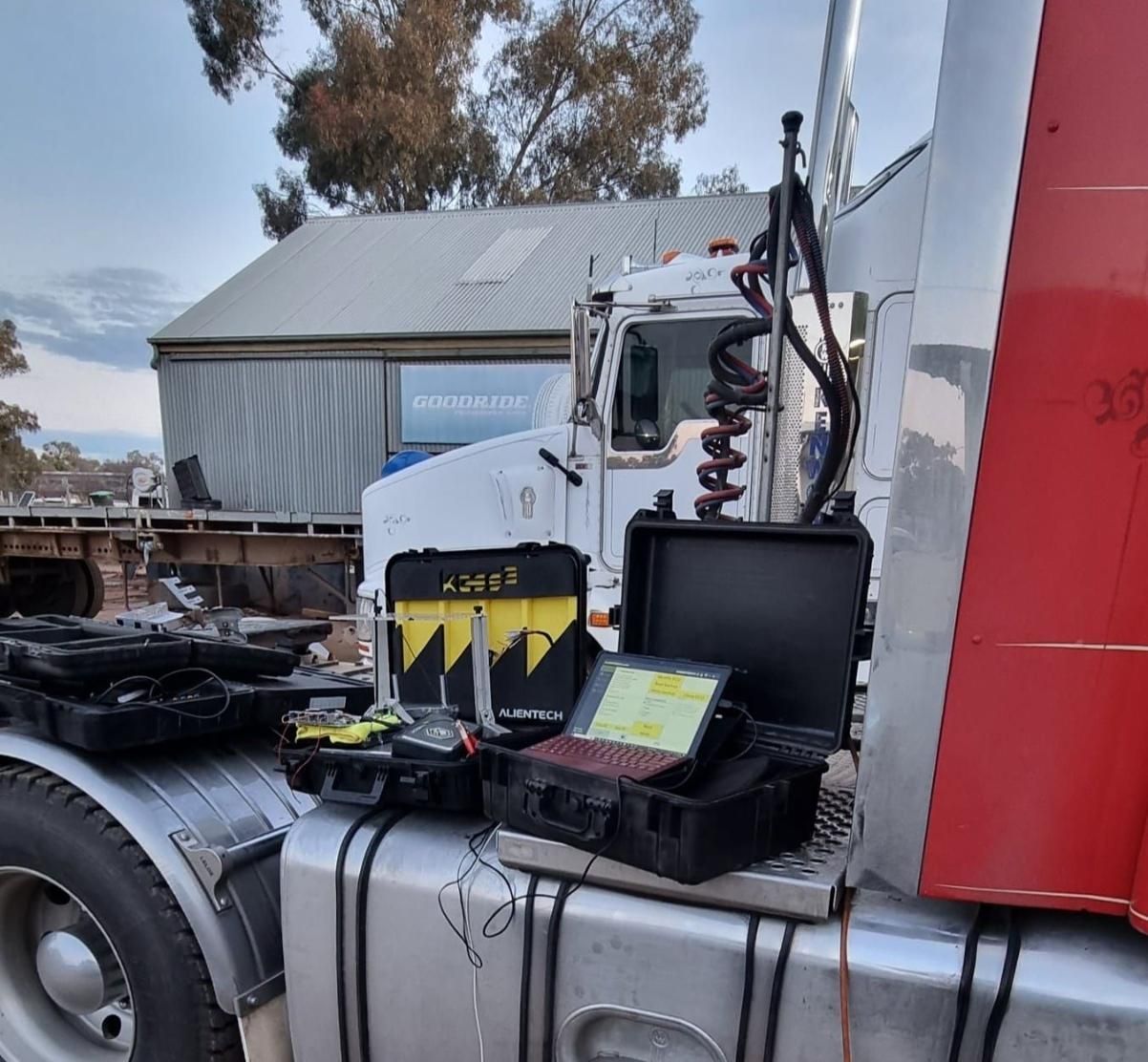 A Truck With a Laptop on the Back of It — Dynamic Performance Systems In Kelso, NSW