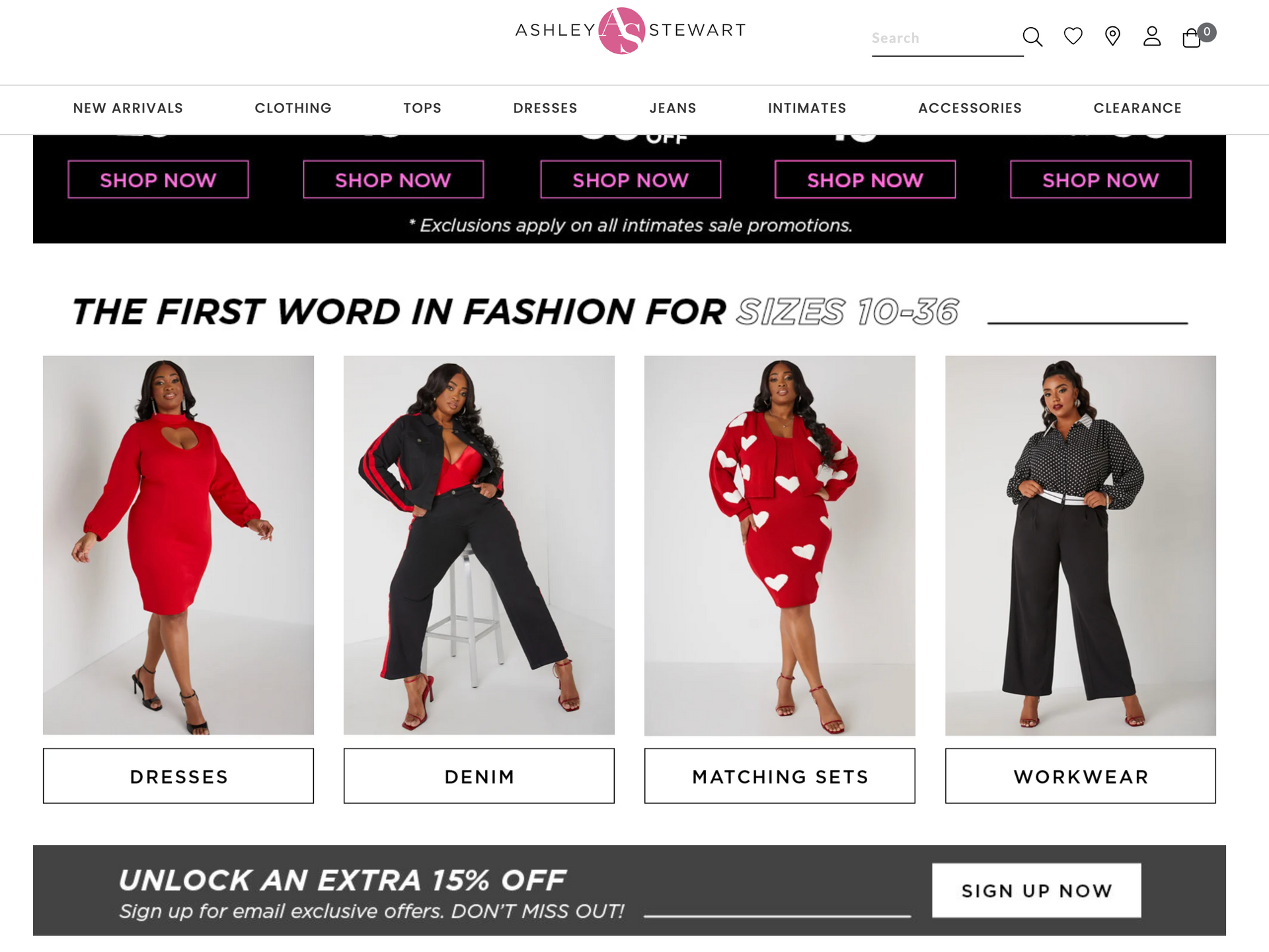 USA mode taille forte en ligne pour femme